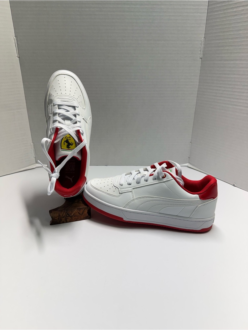 Puma Scuderia Ferrari Caven 2.0 Sneakers 308159-02 Low Top Mens 8.5 New No Box